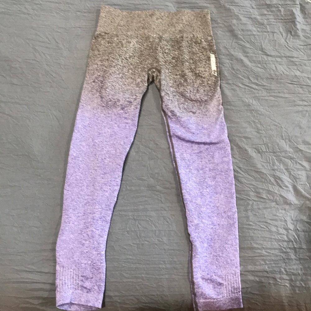 Gymshark Purple gray ombré leggings small